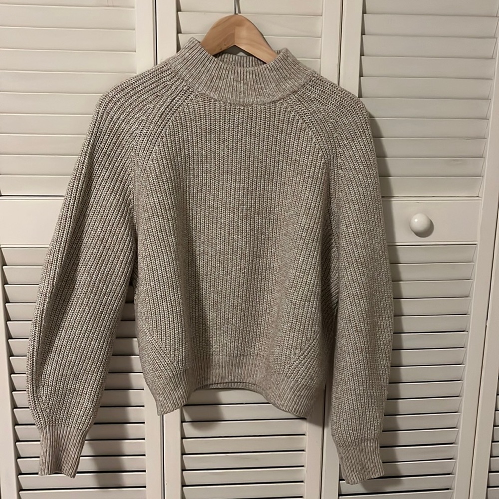 Beige knit cardigan from H&M